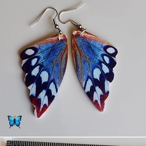 BUTTERFLY Earrings Butterfly Wing Spring Summer Fall